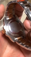 Replica Rolex GMT Master II Rose Gold (100704)