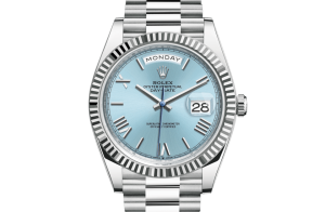 Replica Rolex Day/Date Ice Blue Face (100201CH)
