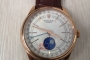 Replica Rolex Cellini Brown Leather(100304CH)