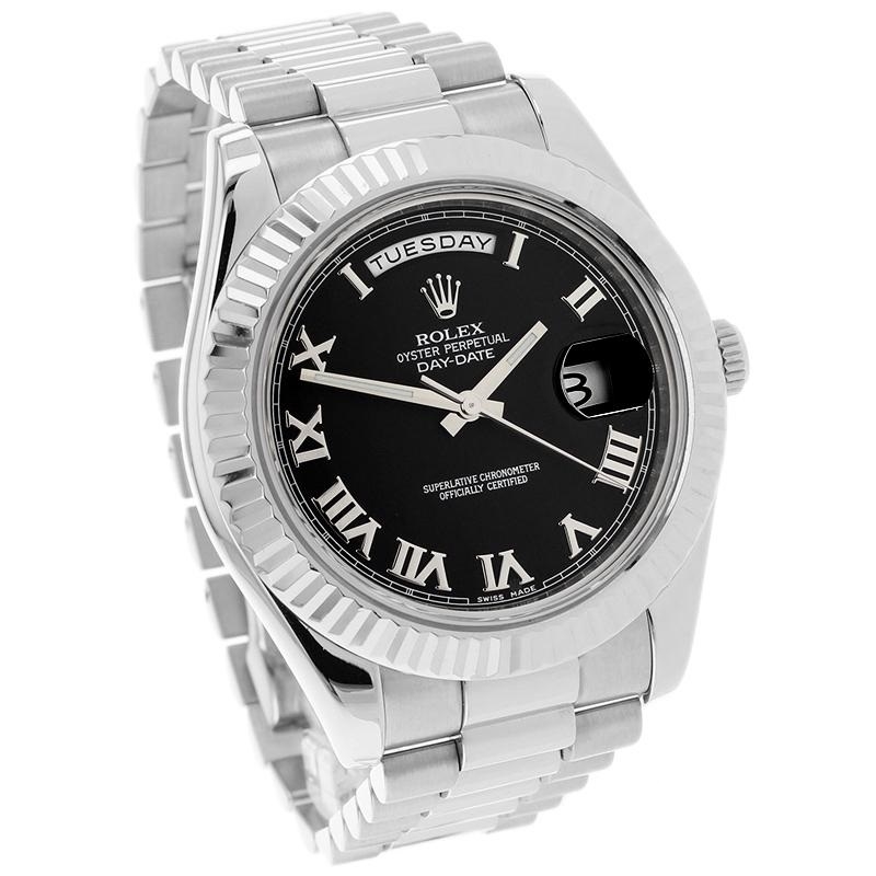 Replica Rolex Day/Date Black Dial (100206)