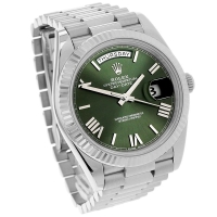 Replica Rolex Day/Date Green Face (100205CH)