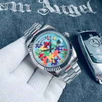 Replica Rolex Day/Date Puzzle Silver (100210)