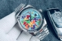Replica Rolex Day/Date Puzzle Silver (100210)