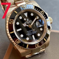 Replica Rolex Submariner Gold Black Dial  (100104CH)