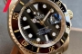 Replica Rolex Submariner Gold Black Dial  (100104CH)