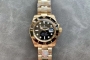 Replica Rolex Submariner Gold Black Dial  (100104CH)
